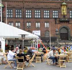 Økologisk restaurant under Københavns Miljøfestival